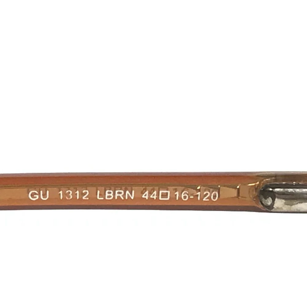 Guess Eyeglasses Frames GU1312 LBRN Brown Round Full Rim 44-16-120